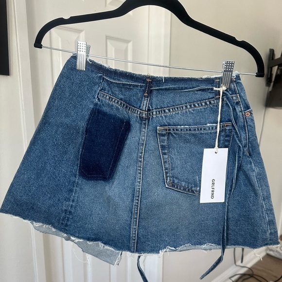 ELLA Reconstructed Wrap Skirt - Picture 2 of 6